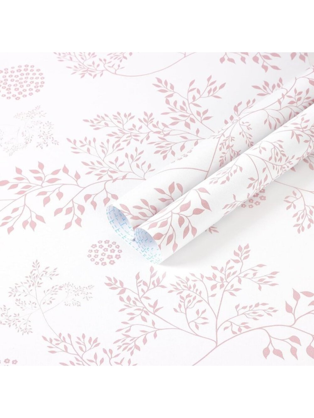 Boho Pink Floral Peel and Stick Wallpaper - Removable Self-Adhesive Vinyl Decor